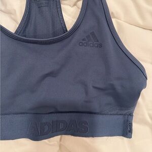 Adidas Women's Dark Blue Alphaskin Sports Bra